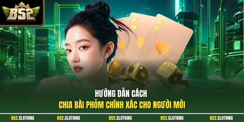 Hướng dẫn cách chia bài phỏm chính xác cho người mới